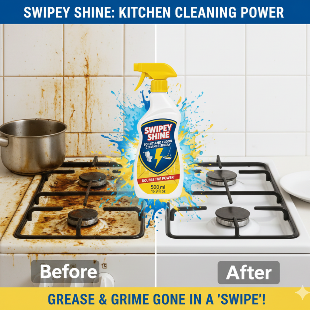 Swipey Shine Toilet and Floor Cleaner Spray | BUY 1 GET 1 FREE
