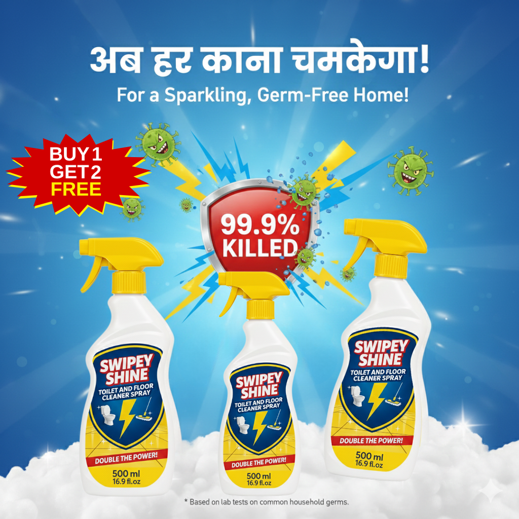Swipey Shine Toilet and Floor Cleaner Spray | BUY 1 GET 1 FREE