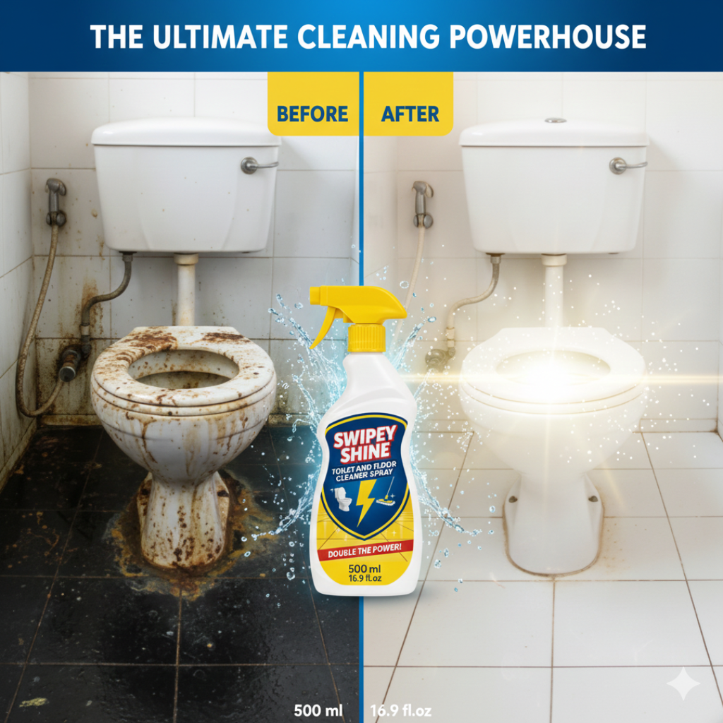 Swipey Shine Toilet and Floor Cleaner Spray | BUY 1 GET 1 FREE